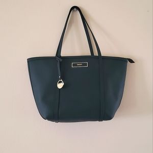 DKNY Saffiano Leather Emerald Tote